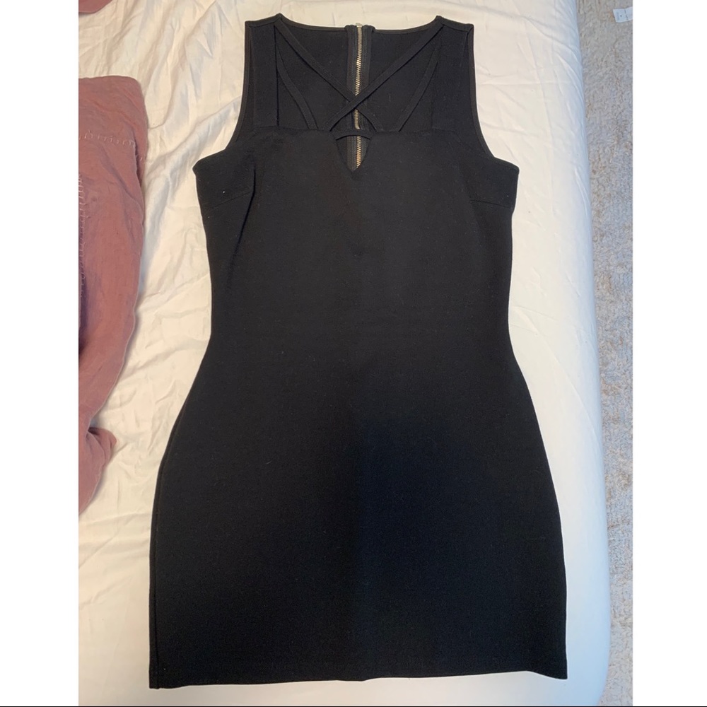 Black Bodycon Mini Dress